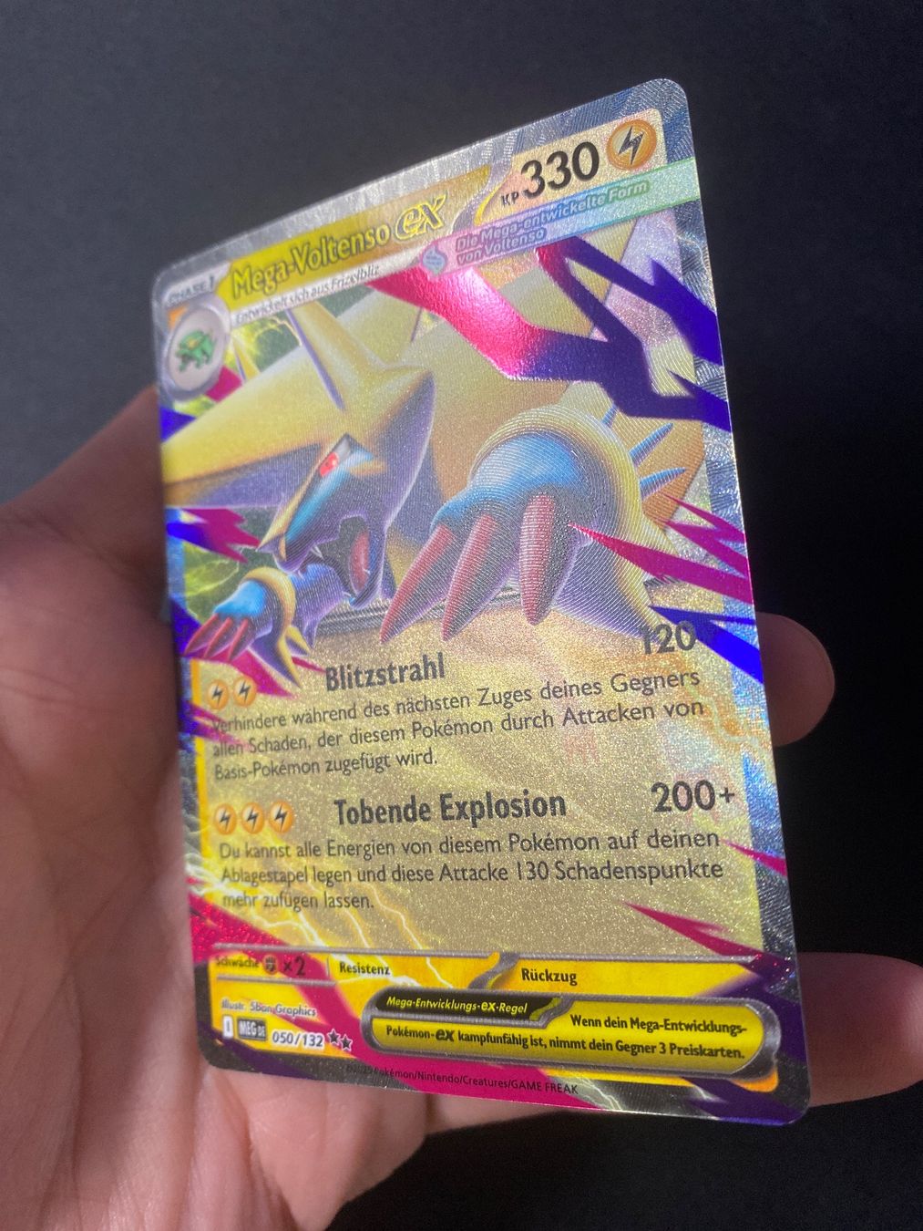 Pokémon Carte collezionabili: Mega Voltenso ex 50 - Mega Manectric - Mega Evolution - DE – Nuovo (secondo la descrizione) da Hausen AG venduto da Shrade 1