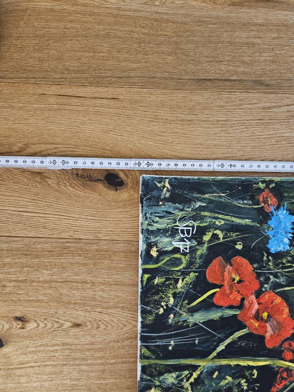 Gemälde: Mohnblumenfeld-Gemälde – Gebraucht aus Bern von Respirit 5
