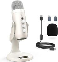 USB Mikrofon Podcast Mikrofon PC Mikrofon mit Echo Mute