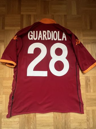 Original Guardiola AS Rom 2002/03 Trikot L (M)
