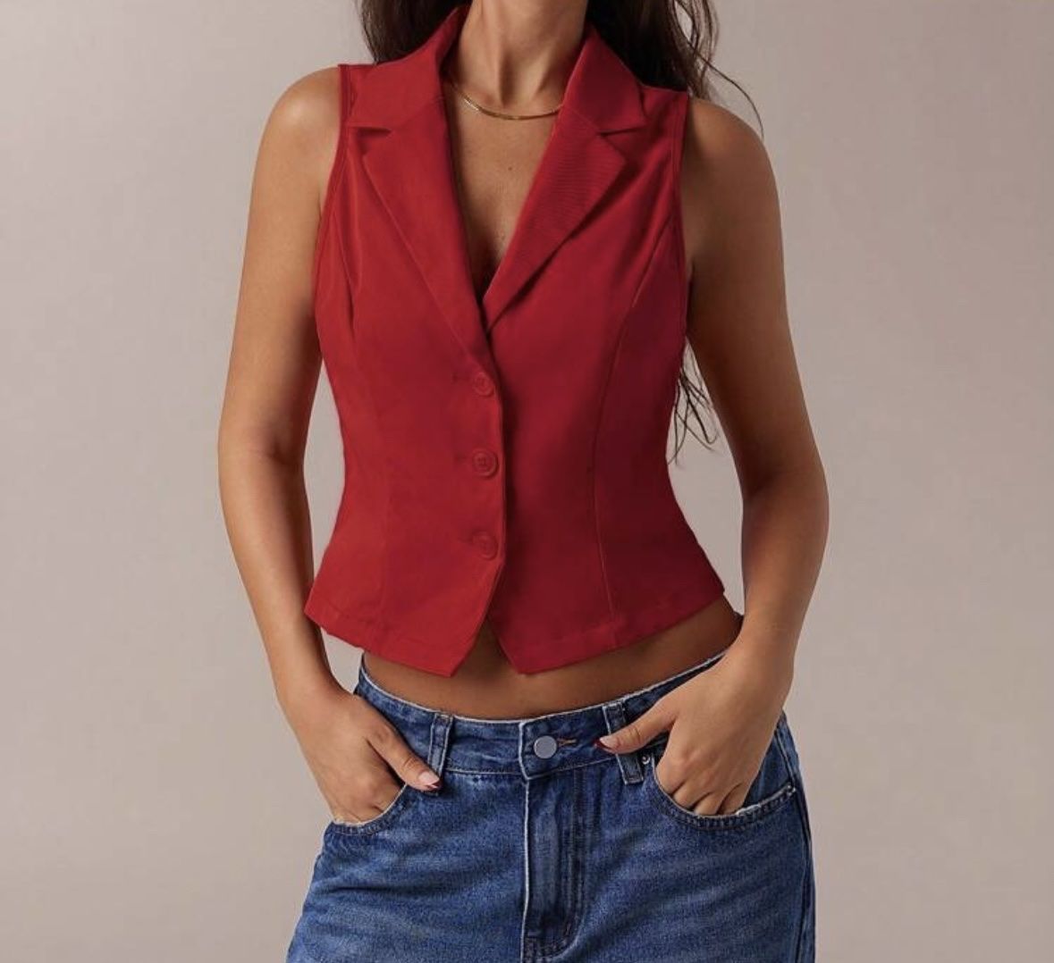 Gilet & Giacche senza maniche: Rote Weste, Grösse S, Neu ! – Nuovo (secondo la descrizione) da Salenstein venduto da Silly...0 2