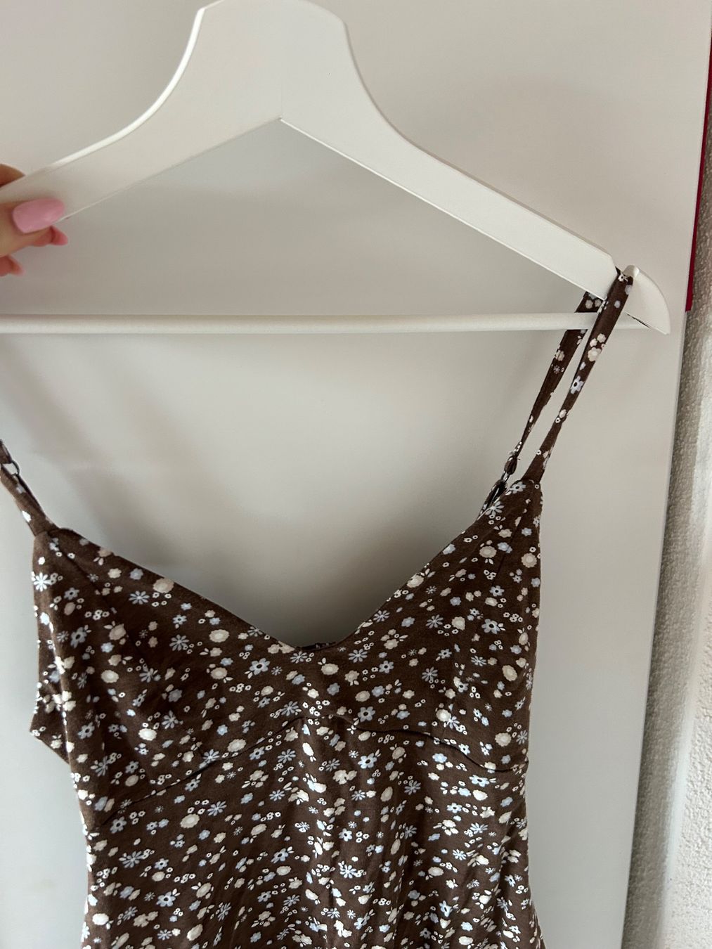 Vestiti: Sommerkleid Braun mit Blümchen – Usato da Frauenfeld venduto da hannamaria29 1
