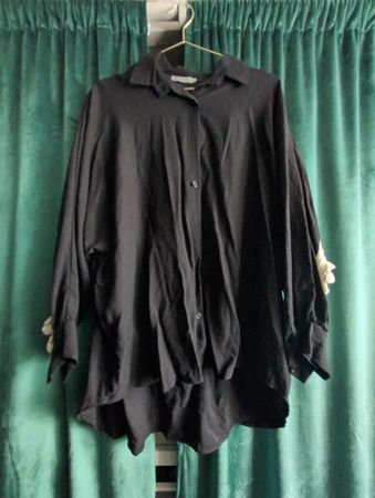 Boho Oversize Bluse, Made in Italy