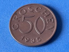 Austria - 50 Groschen 1935