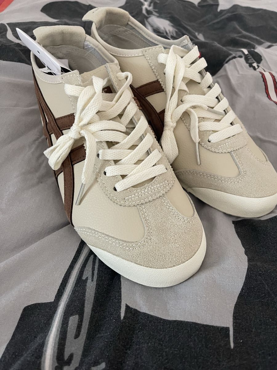 Onitsuka Damenschuhe: Onitsuka Tiger Sneaker beige/braun neu – Neu und originalverpackt aus Untersiggenthal von Sparmuffel_94 1