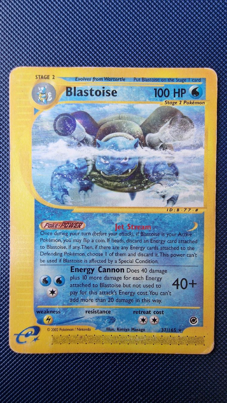 Pokémon Carte collezionabili: Blastoise #37 – Pokémon Expedition – Usato da Veytaux venduto da PocketMonster