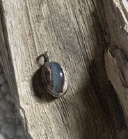 Mexikanischer Opal Anhänger 925 Silber