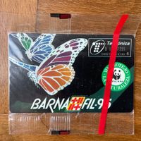Telefonkarte Spanien, WWF Schmetterling originalverpackt