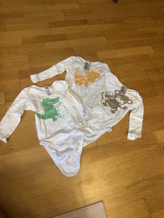 3 Strampler H&M Grösse 62/68 mit Tiermotiv neu