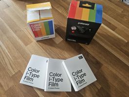 Polaroid Now Gen 2 Kamera Schwarz + 40 Color i-Type Filme