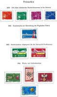 1952/54 Frei- & Werbemarken ZNr. 309-319 gestempelt ʘ KP 42