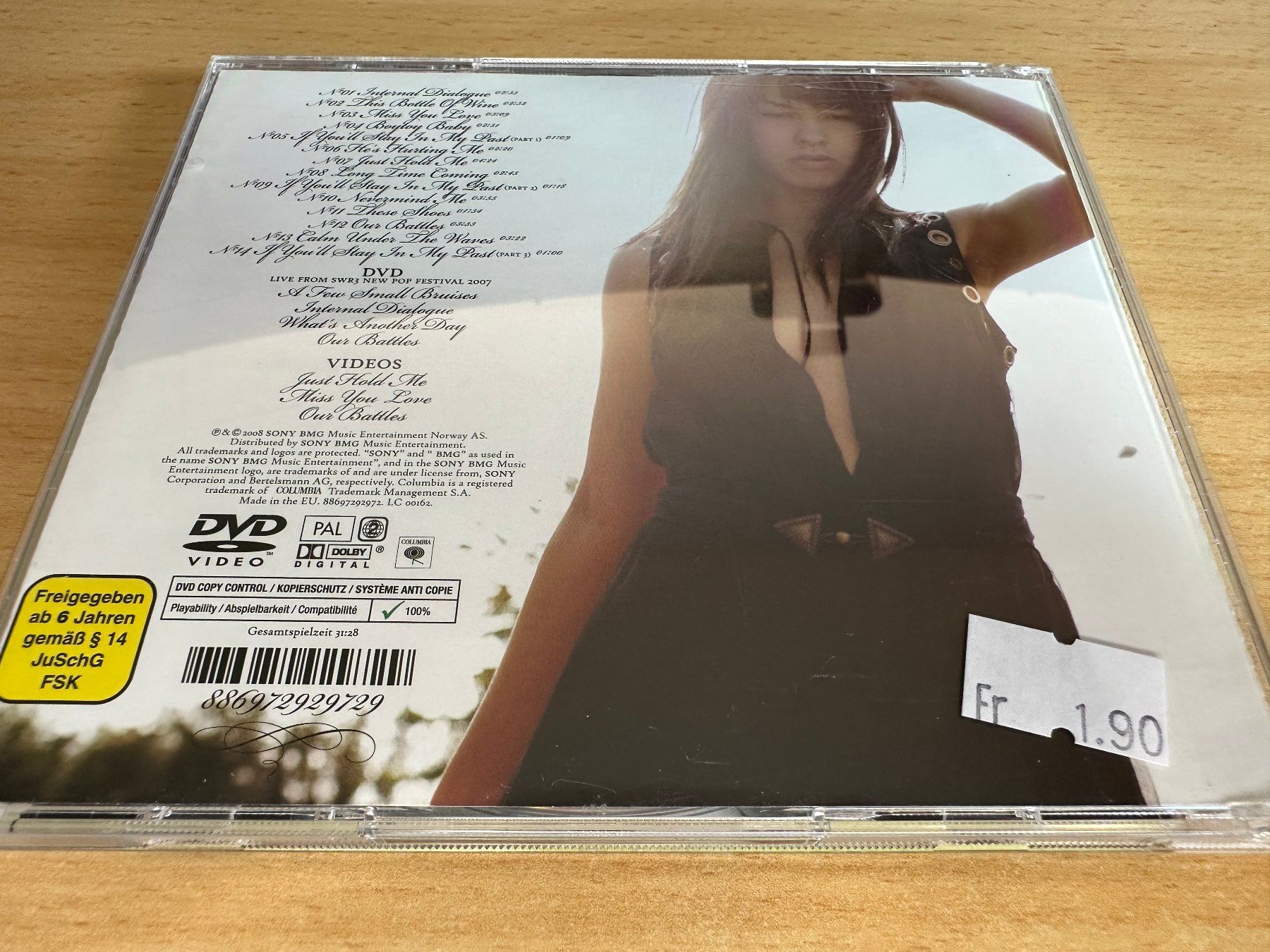 CD: Maria Mena – Apparently Unaffected - CD & DVD – Usato da Rikon im Tösstal venduto da Alpenmutz 1