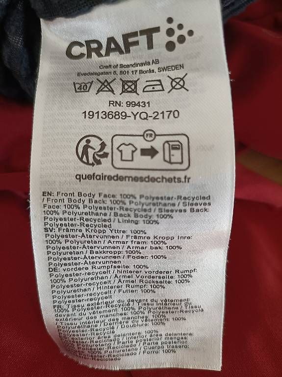 Giacche: CRAFT Adv Nordic Training Jacke – Usato da Amriswil venduto da MiCastel 4