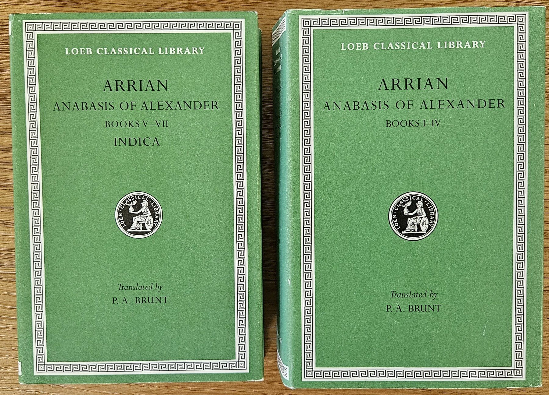 Bücher: Arrian: Anabasis of Alexander – Gebraucht aus Schaffhausen von asyouwestley