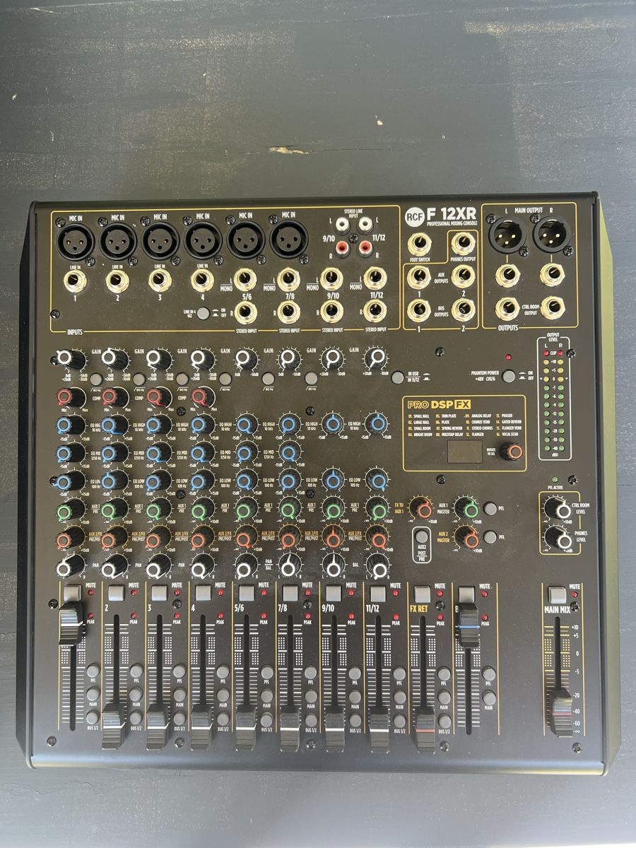 RCF Console di mixaggio: Analog Mixer RCF F 12XR – Usato da Olten venduto da Smay_303 1