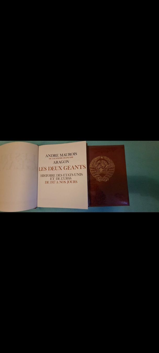 Livres: Les deux géants/ USA / URSS – D'occasion à Cortaillod par signep 2