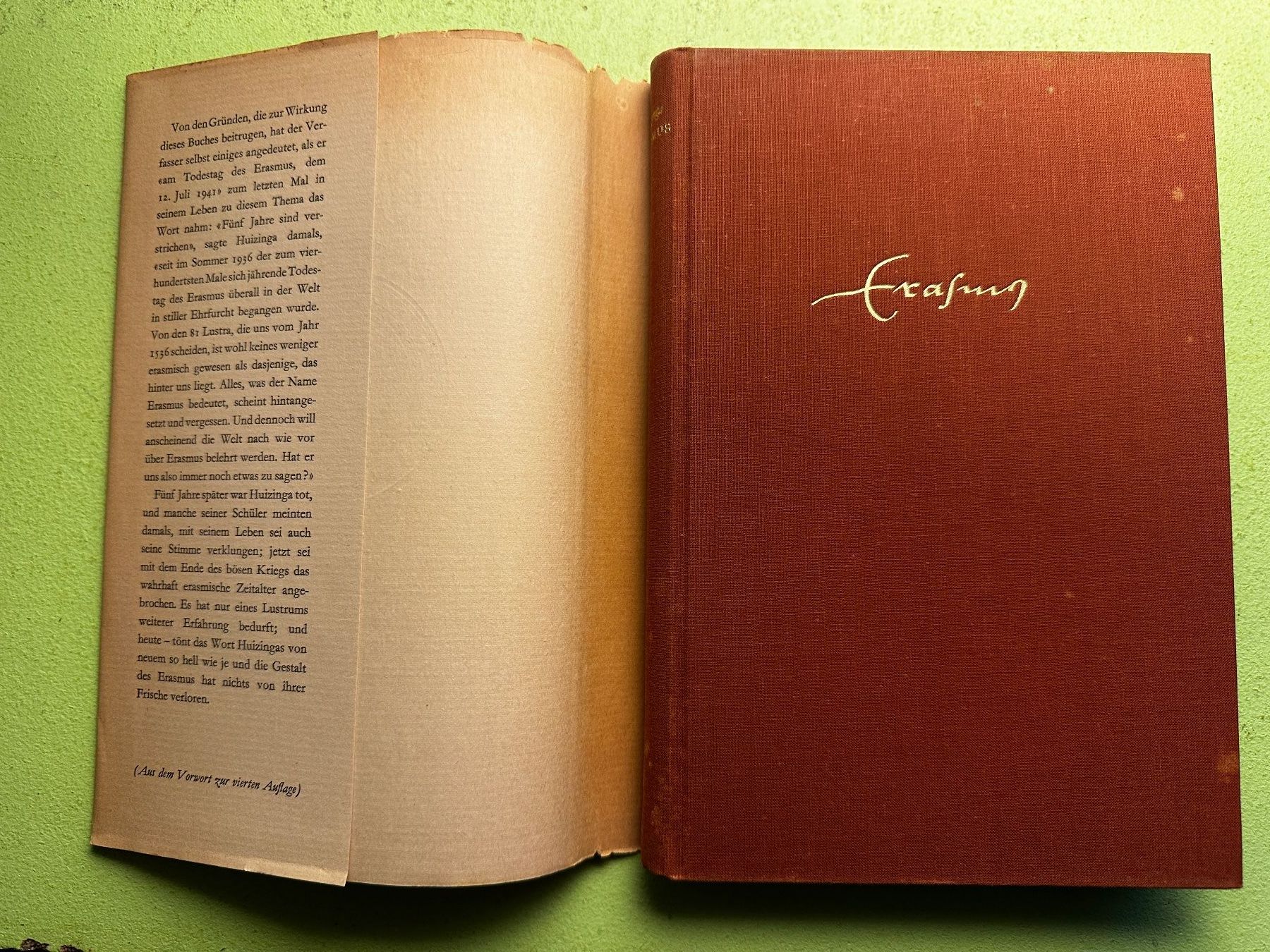 Libri: J. Huizinga: Erasmus. – Usato da Zürich venduto da allp 1