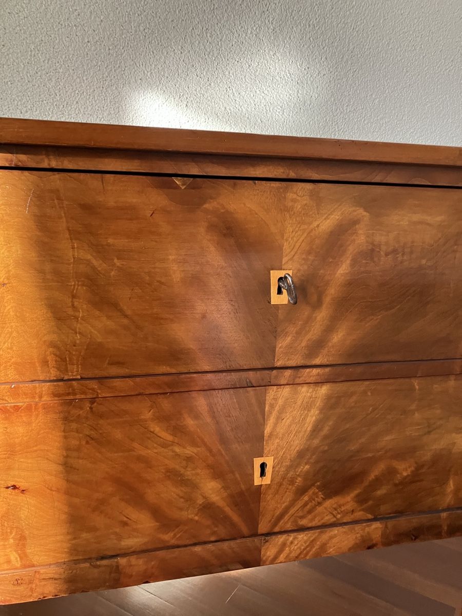 Cassettiere: Biedermeier Kommode 1820-1850 | Originale | 2 Schubladen – Usato da Odogno venduto da chi_ds8t 1