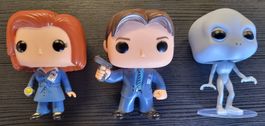 Lot de 3 figurines Pop X-Files Mulder Scully Alien