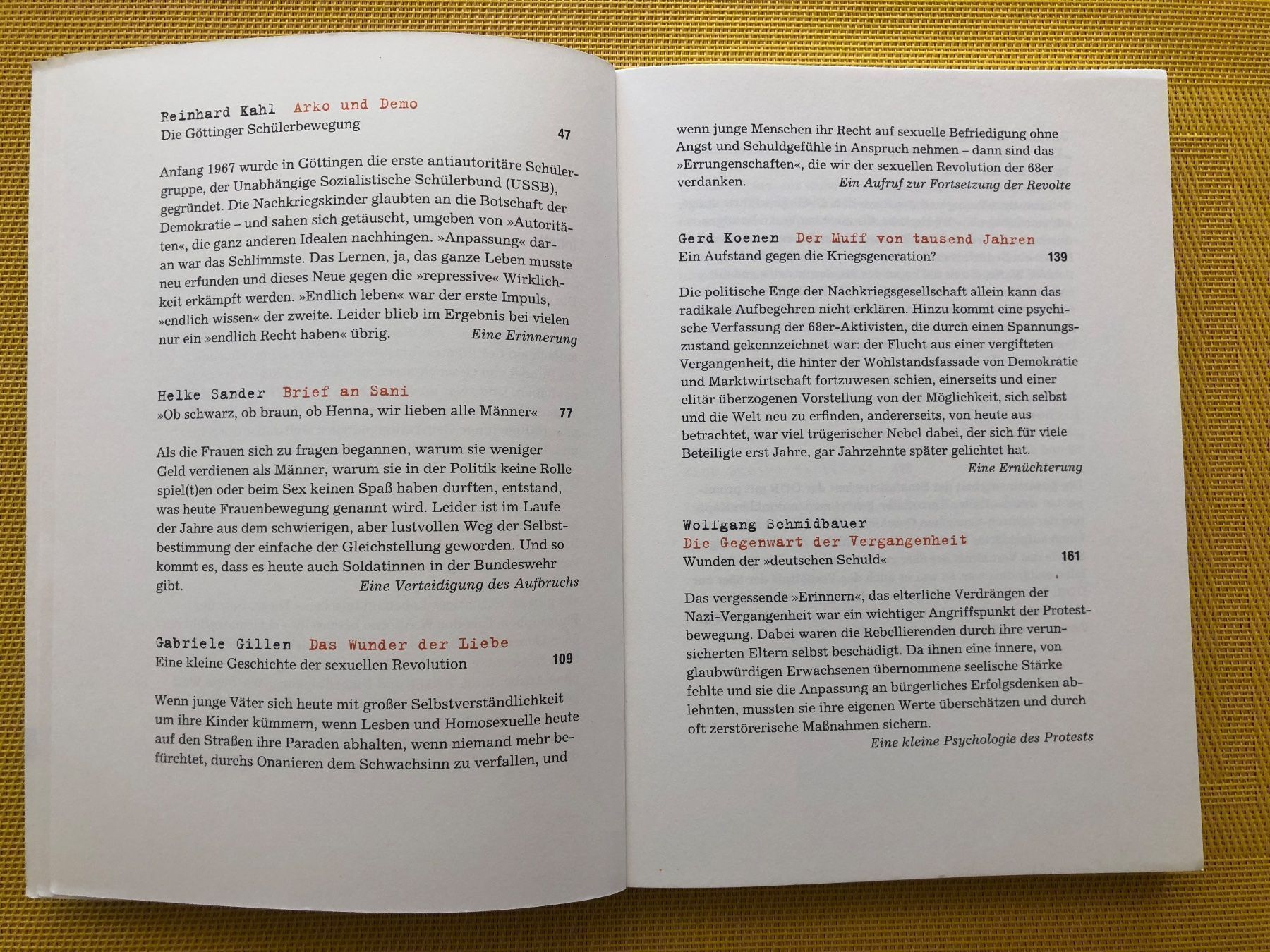 Libri: 1968 : die Revolte. – Usato da Nussbaumen AG venduto da schuba2000 6