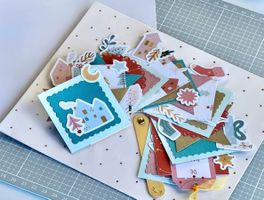 Neues Stanzschablonen-Set Flip-Card, Wasserfall-Karte