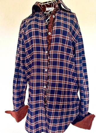 Petruccioli Made in Italy Plaid Shirt - L Rare