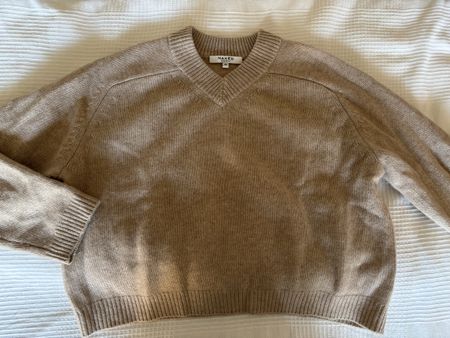 Naked Cashmere V Neck Sweater beige
