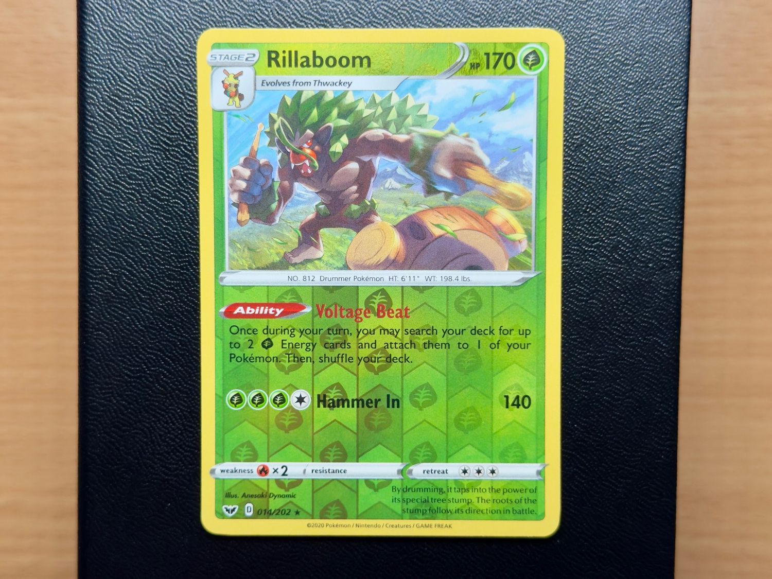 Pokémon Carte collezionabili: Rillaboom Reverse (014/202)- Sword and Shield - SSH EN SwSh – Usato da Chézard-St-Martin venduto da Kro_Cards