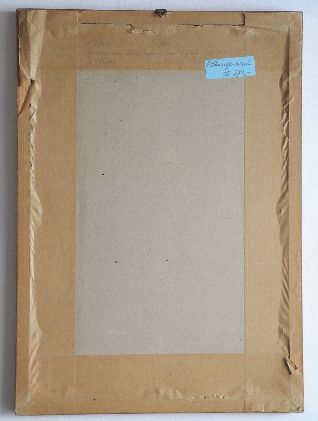 Dipinti: Armin Schwarzenbach 1914 - 2000 Tulpen im Topf – Usato da Schlossrued venduto da RareKunstWelt 3