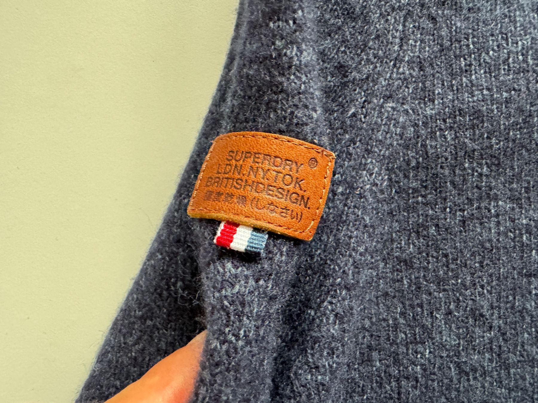 Superdry Maglioni & Felpe: Superdry Lambswool pullover 1/4 zip MEN Size L slim fit – Usato da Neuchâtel venduto da _Easy_to_Find_ 1