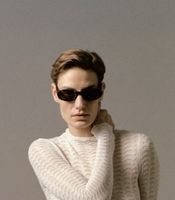 Sonnenbrille Dagmar Wide Oval Havana Acetat neuwertig