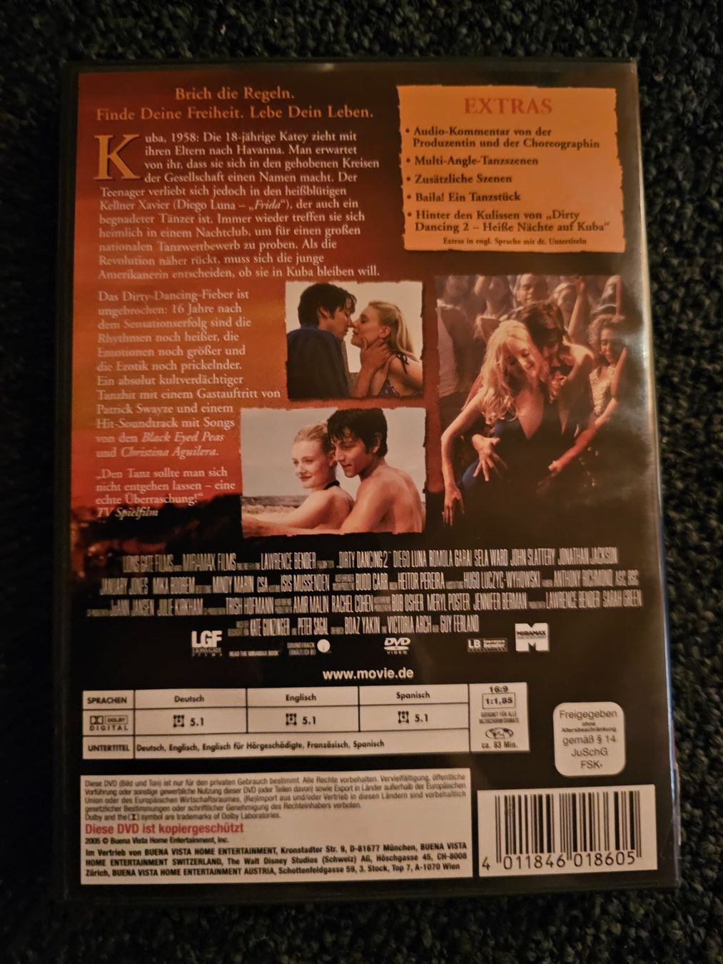 Tutti i DVDs: DIRTY DANCING 2(14241) – Usato da Ruswil venduto da M71 1