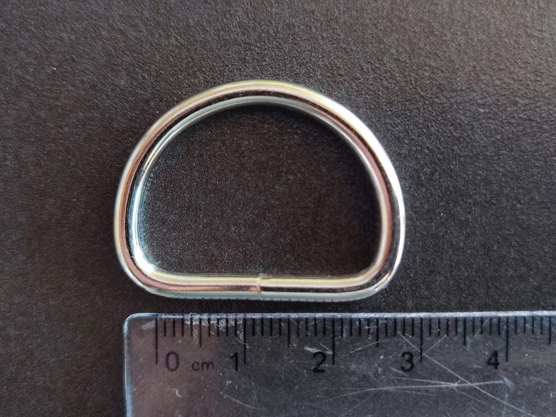 Kit bricolage: D-Ring Halbrundring Stahl Durchlassbreite 2.5cm – Nuovo e nell'imballaggio originale da Spiez venduto da passion4dogs 1