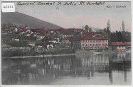 St. Aubin - Vue generale - coloriert
