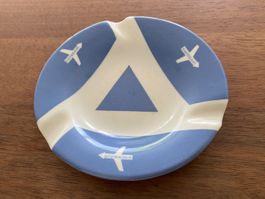 SWISSAIR Aschenbecher Ornamin 4135 Aviatik Kult Vintage
