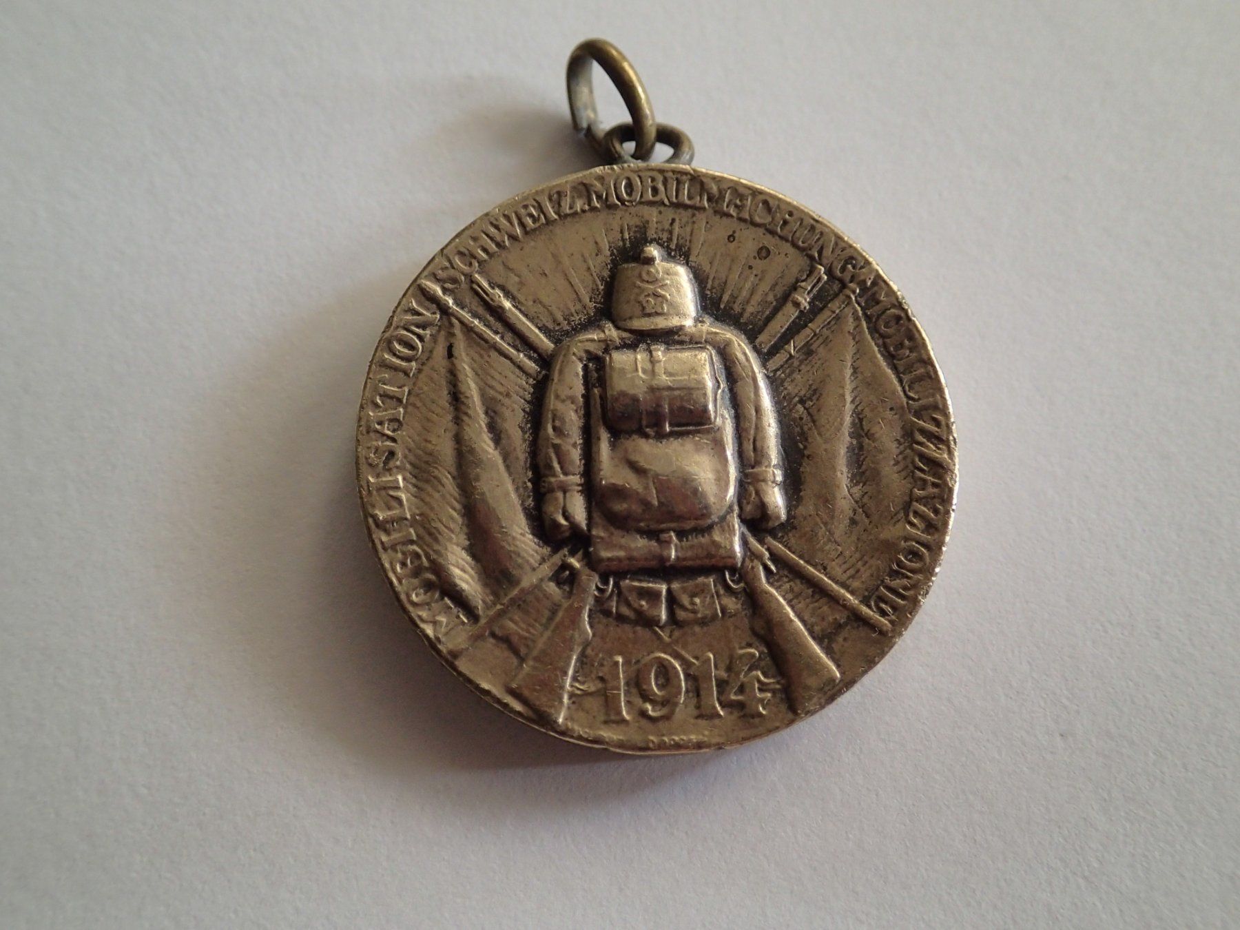 Medaillen: Medaille General Wille 1914   Durchm. 27 mm – Gebraucht aus Allschwil von Salus17 1