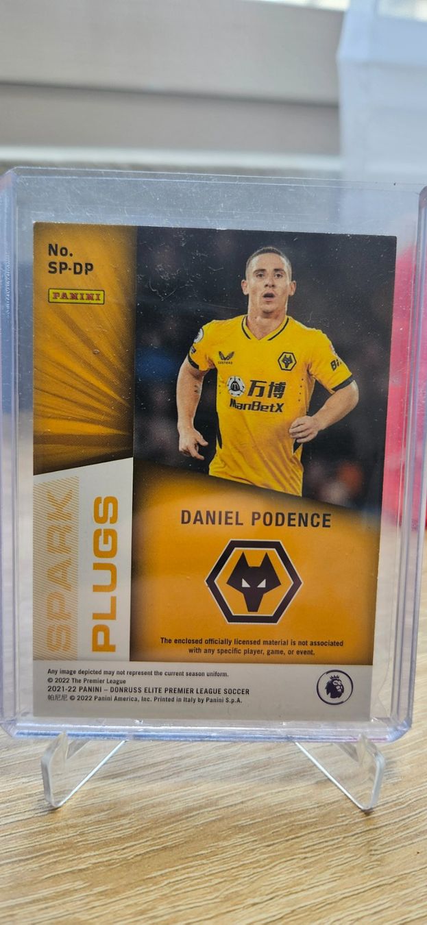 Panini Carte collezionabili: Daniel Podence Elite Patch Card /10 Wolverhampton 57 – Usato da Gelterkinden venduto da mar_xm2m 1
