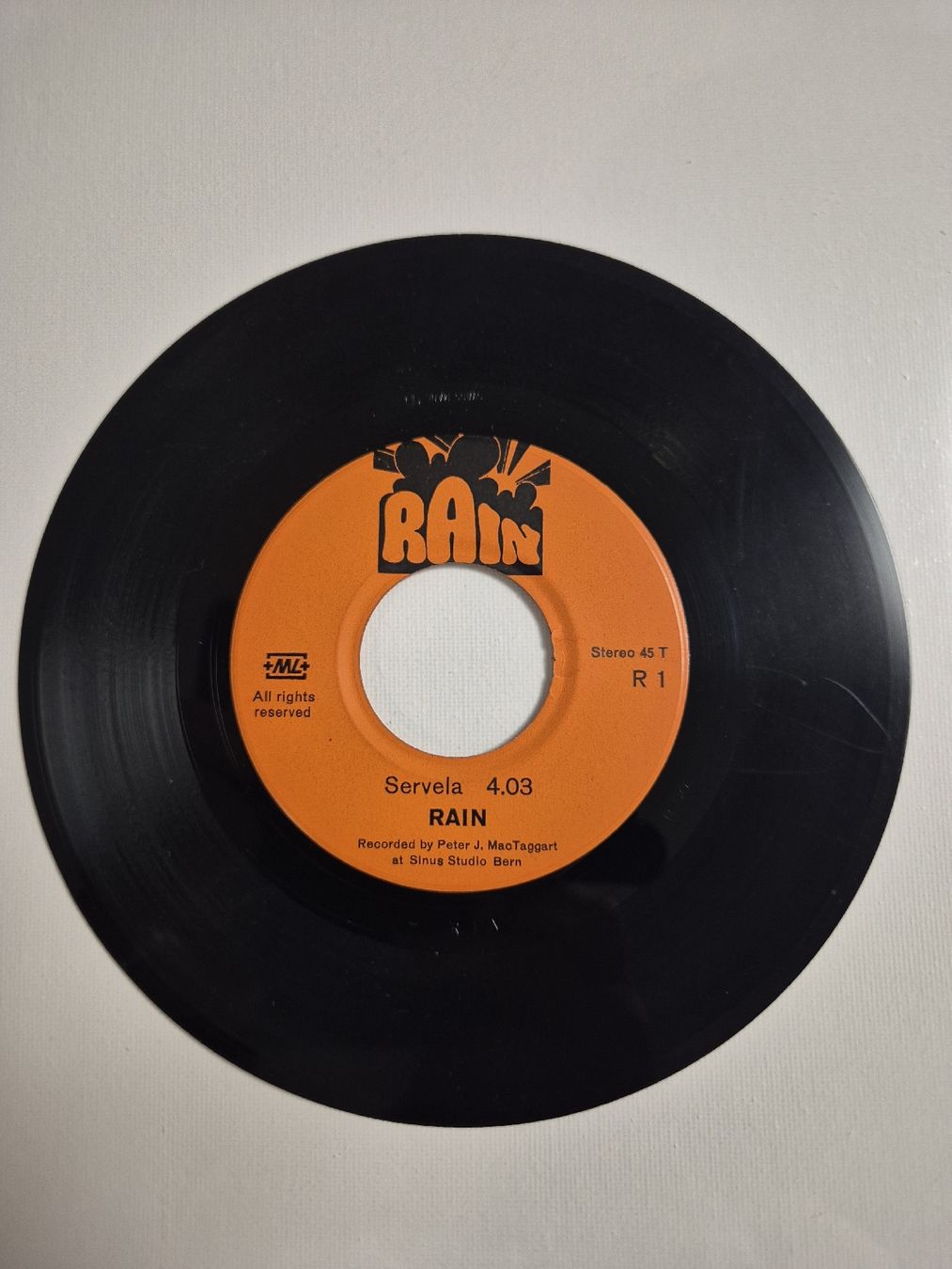Schallplatten: RAIN -  Servela / Fägbörschte - Single 7 , CH – Gebraucht aus Uster von newwave0 3