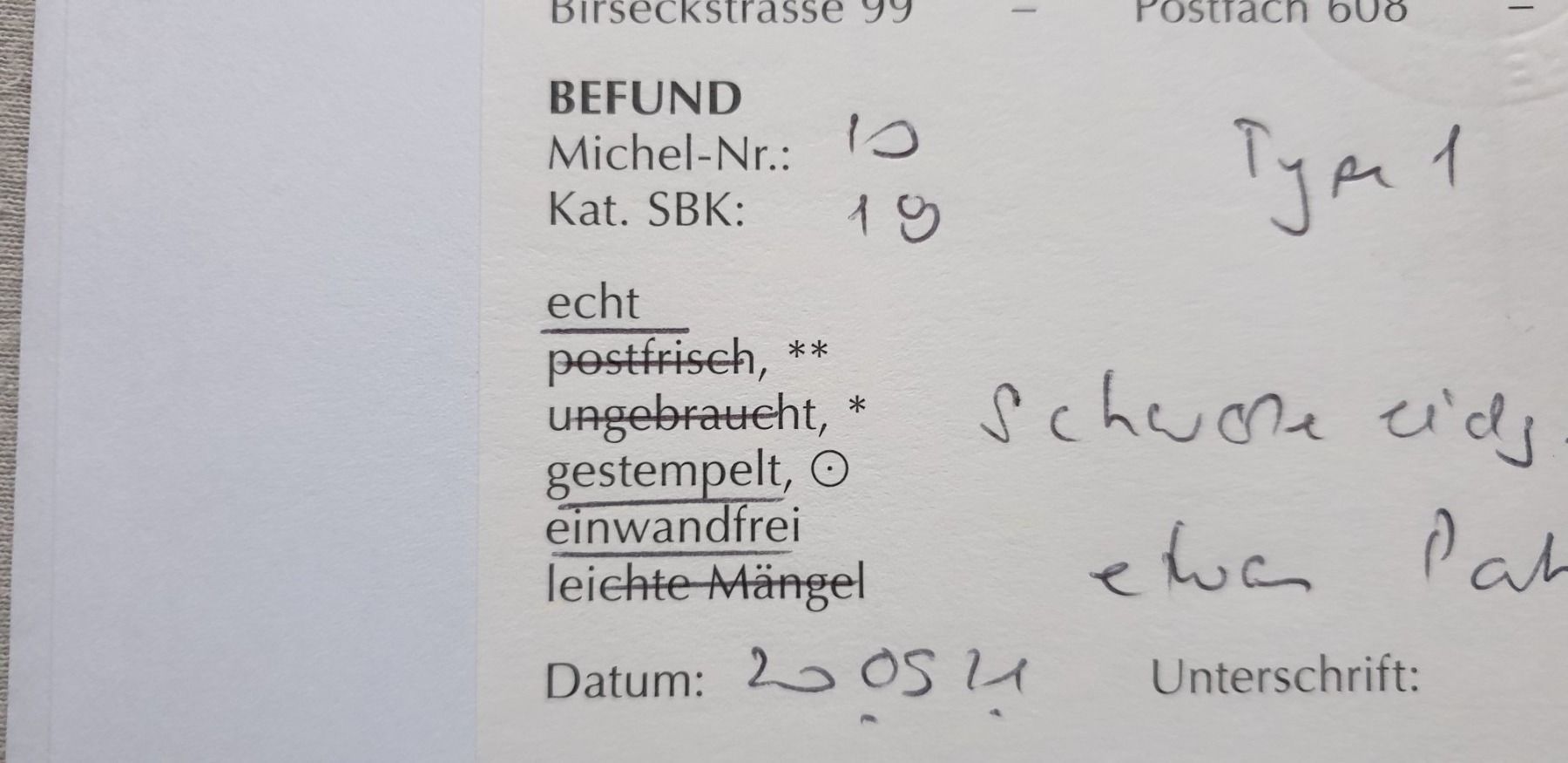 Tutti i francobolli: (320) Bundesmarken 1852 mit Attest – Usato da Schwarzhäusern venduto da Inot3 6