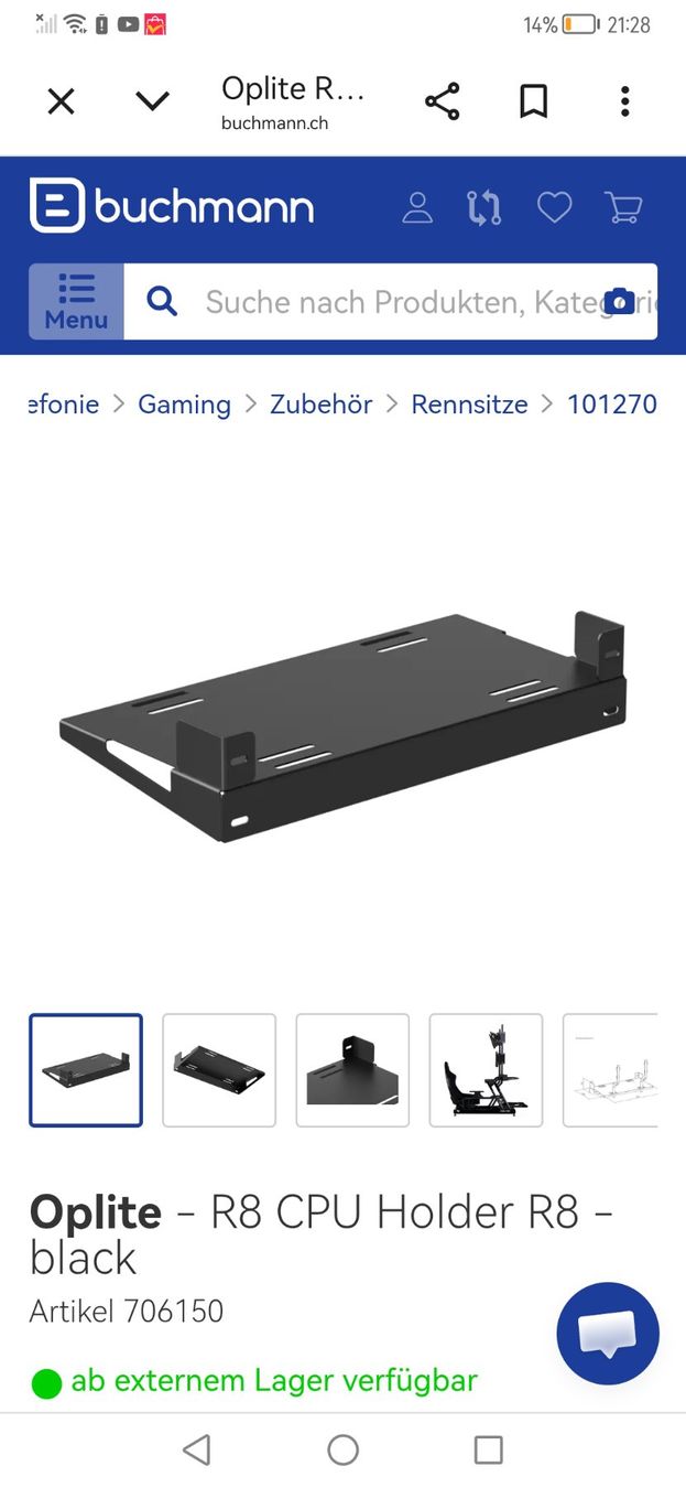 PCs: TOP ANGEBOT SIMRACING RIG OPLITE R8 – Gebraucht aus Altnau von playboy 9