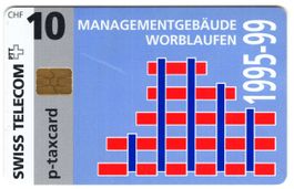 10 CHF Neubau Worblaufen - seltene Chip Geschenk Taxcard