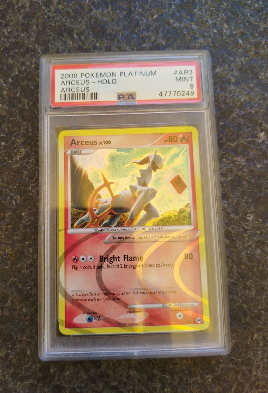 Pokémon Carte collezionabili: Arceus lv100 ar3 PSA 9 – Nuovo (secondo la descrizione) da Rheinfelden venduto da pru_9fqg 3