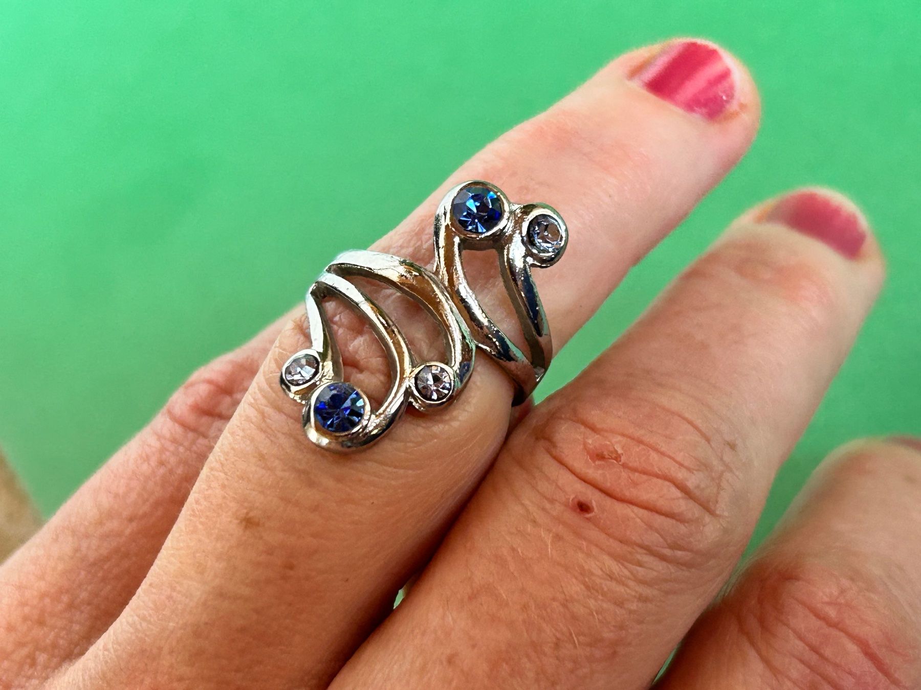 Anelli: Fingerring blauweiss (54) – Usato da Laufen venduto da Bellavitaboom 2
