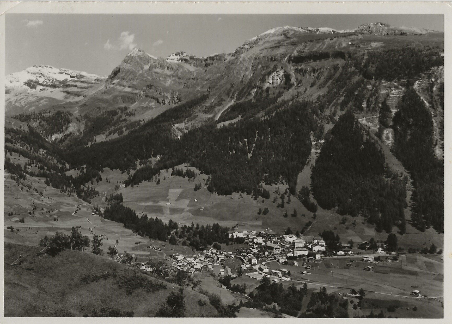 Cartoline postali: Leukerbad, 1950 – Usato da Frauenfeld venduto da Merk52