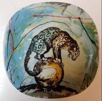 Rolf Knie Sammelteller "Leopard"