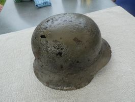 Dt. Reich WK II, Helm  Bodenfund