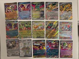 Bundle of EX pokemon cards