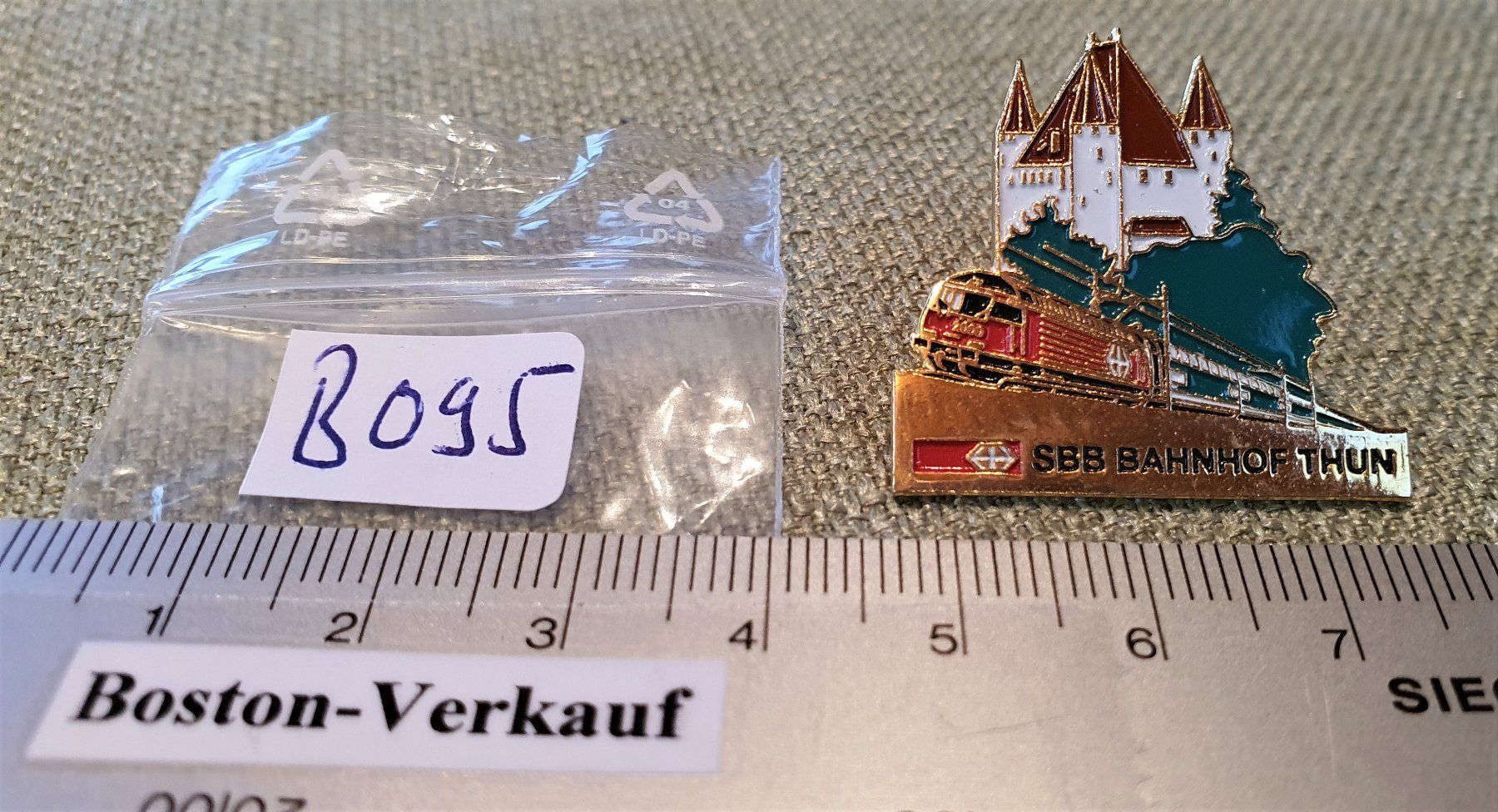 SBB/CFF/FFS Plaquettes & Badges: B095 - Pin SBB Bahnhof THUN – D'occasion à Reinach BL par Boston-Verkauf 4