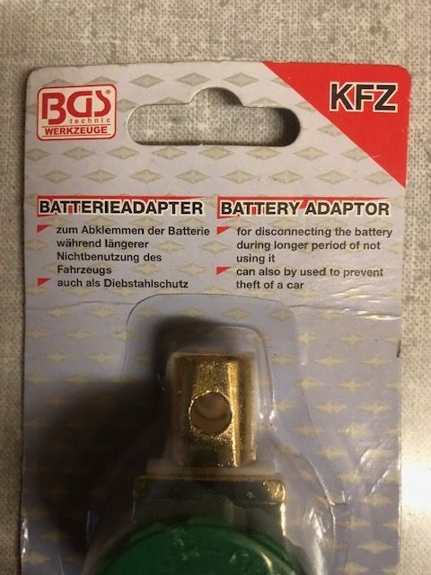 Batterie: BGS / Kfz-Batterie-Trennadapter – Nuovo e nell'imballaggio originale da Bern venduto da Fireblades 3