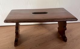 Altes Schemeli Hocker alt Tischchen Schemel Holz antik